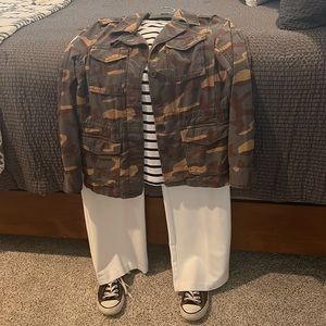 Madewell camouflaged Jacket